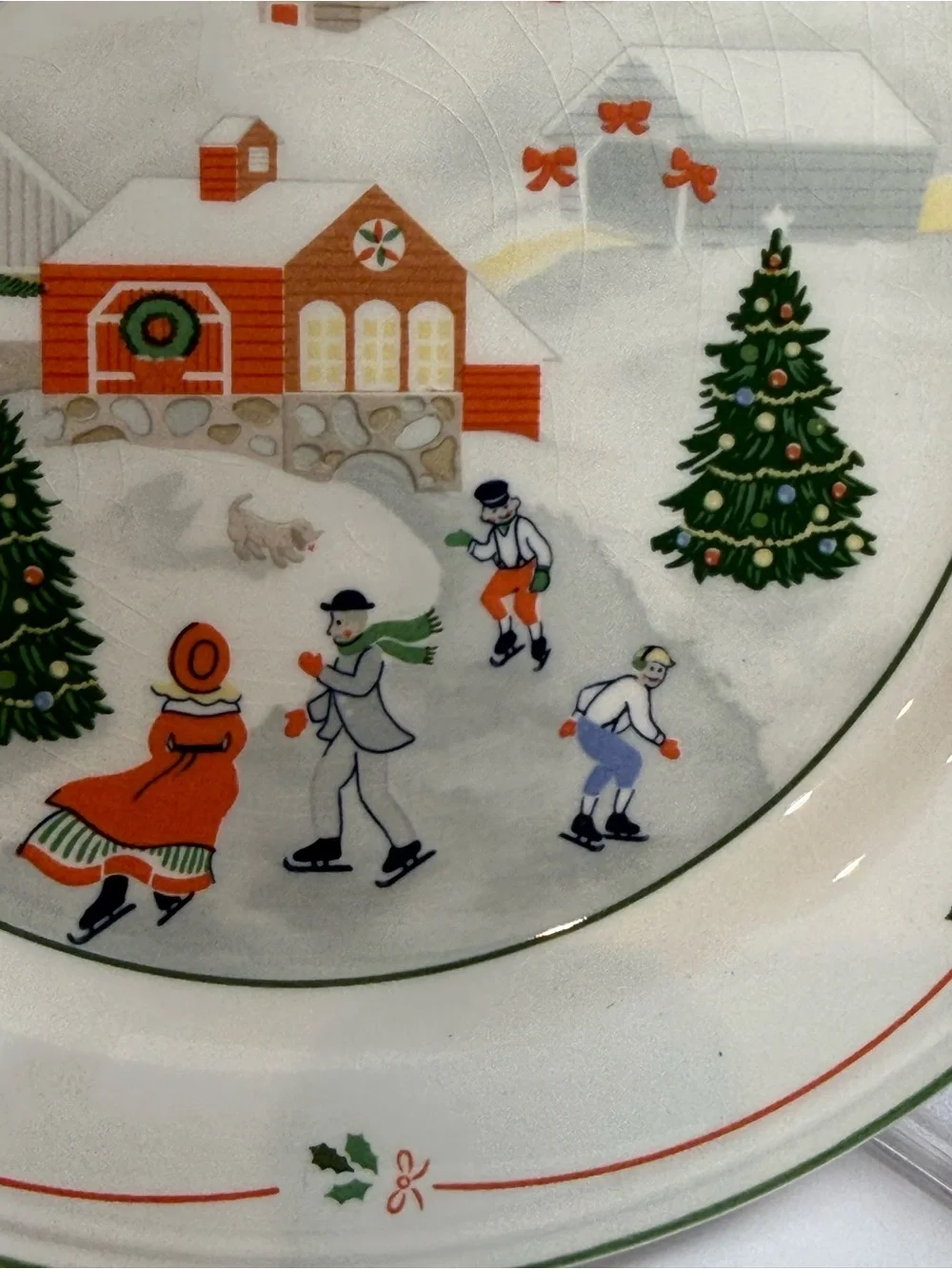 4 Sango Silent Night Plates 3900 Korea 7.5” Christmas Holiday Home Dinnerware